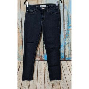 DL1961 Womens Size 26 Blue Dark Wash Mid Rise No3 Instasculpt Skinny Denim Jeans